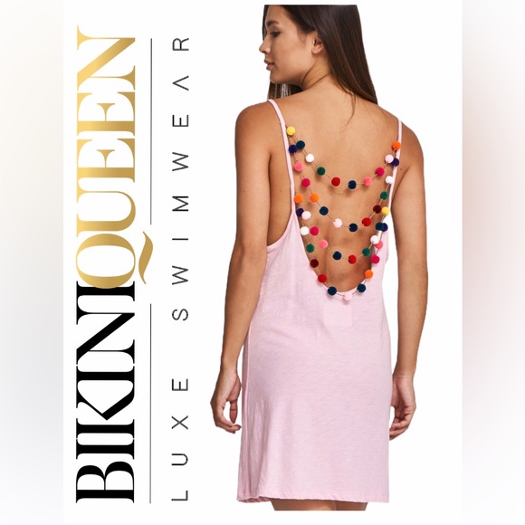 Mini Pom Pom Necklace Dress - Picture 4 of 4